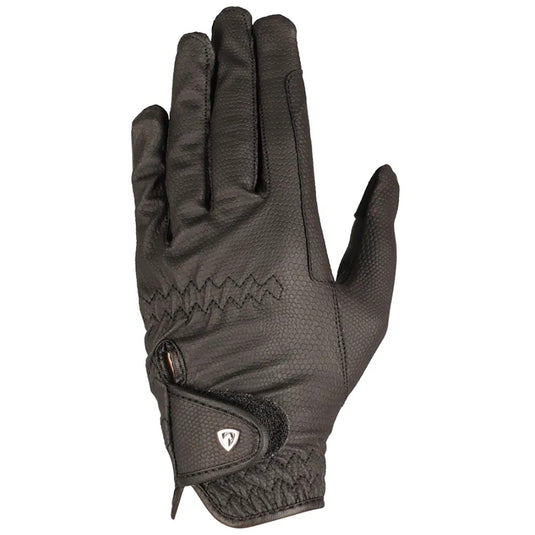 Hy Equestrian Cottenham Elite Riding Gloves Black - Ashurst Equestrian & Country