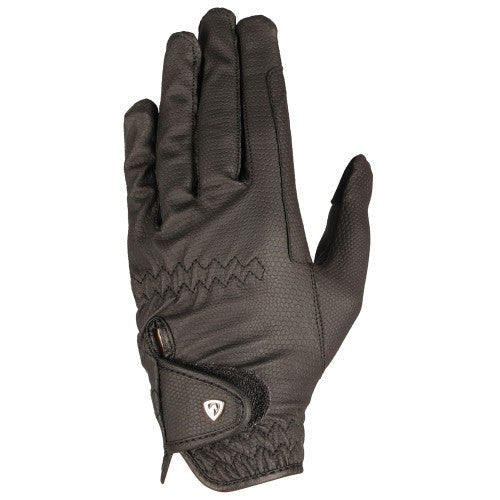 Hy Equestrian Cottenham Elite Riding Gloves Child Black - Ashurst Equestrian & Country
