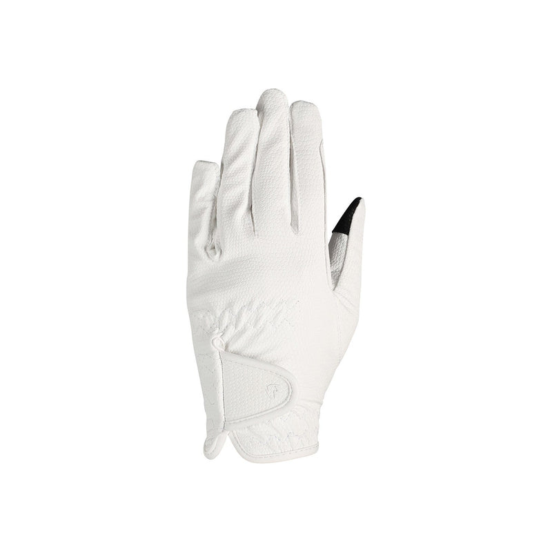 Load image into Gallery viewer, Hy Equestrian Cottenham Elite Riding Gloves White - Ashurst Equestrian &amp; Country
