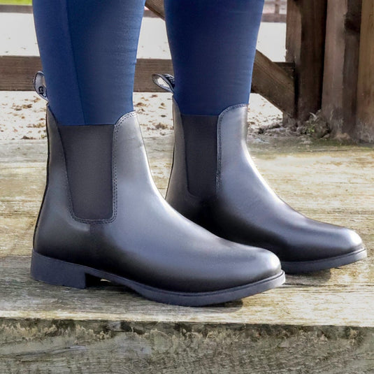 Hy Equestrian Durham Jodhpur Boots Adult Black - Ashurst Equestrian & Country