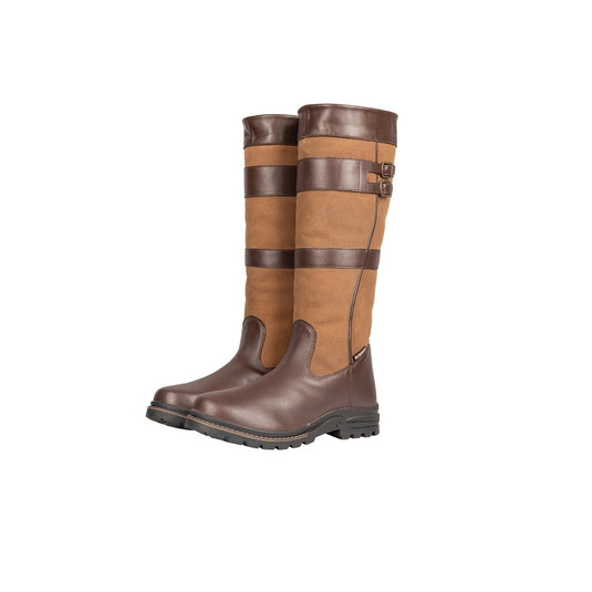 Hy Equestrian Edale Long Country Boots Brown - Ashurst Equestrian & Country