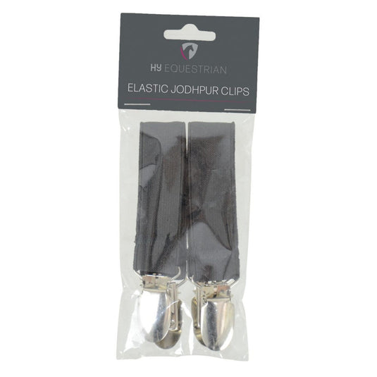 Hy Equestrian Elastic Jodhpur Clips Black - Ashurst Equestrian & Country