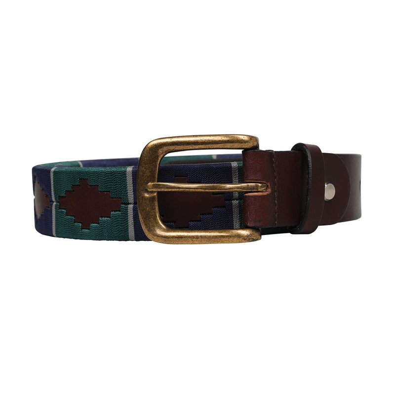 Load image into Gallery viewer, Hy Equestrian Elevate Polo Belt Navy/Olive Green - Ashurst Equestrian &amp; Country
