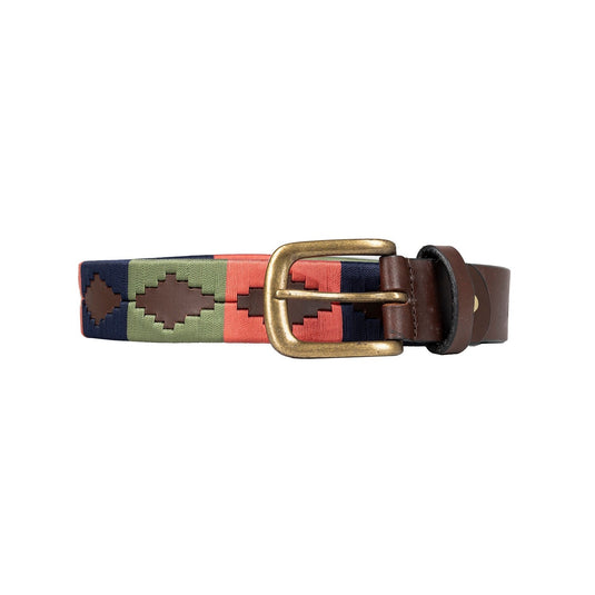 Hy Equestrian Elevate Polo Belt Pink/Navy/Green - Ashurst Equestrian & Country