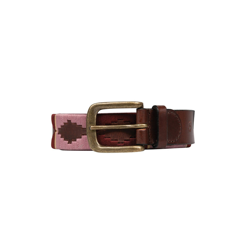 Load image into Gallery viewer, Hy Equestrian Elevate Polo Belt Purple/Pink/Beige - Ashurst Equestrian &amp; Country
