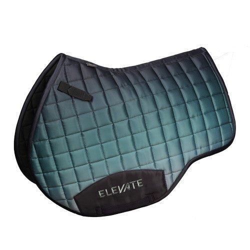 Hy Equestrian Elevate Saddle Pad Navy/Olive Green - Ashurst Equestrian & Country