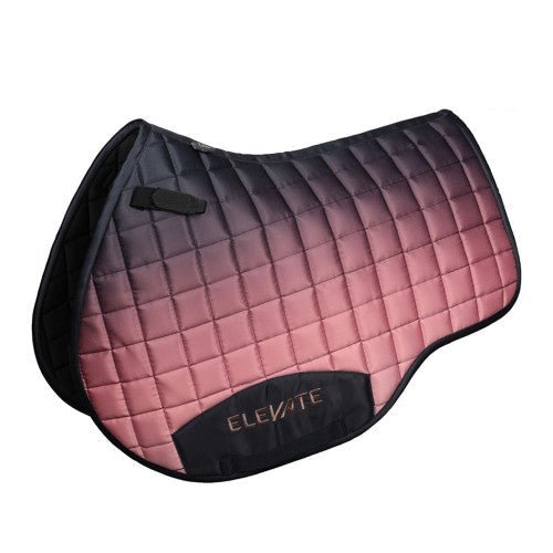 Hy Equestrian Elevate Saddle Pad Navy/Rose - Ashurst Equestrian & Country