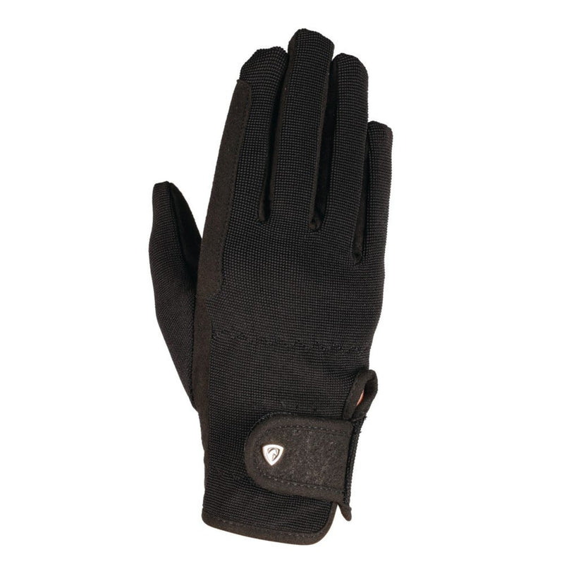 Load image into Gallery viewer, Hy Equestrian Every Day Riding Gloves Adult Black - Ashurst Equestrian &amp; Country
