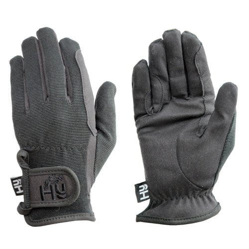 Hy Equestrian Every Day Riding Gloves Child Black - Ashurst Equestrian & Country