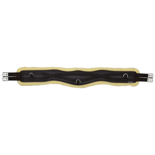 Hy Equestrian Fleece Lined Gp/Jumping Contoured Girth Blk/Nt - Ashurst Equestrian & Country
