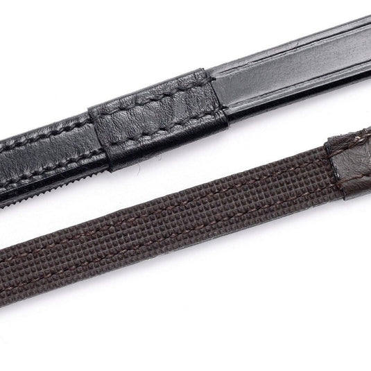 Hy Equestrian Half Rubber Reins Brown - Ashurst Equestrian & Country