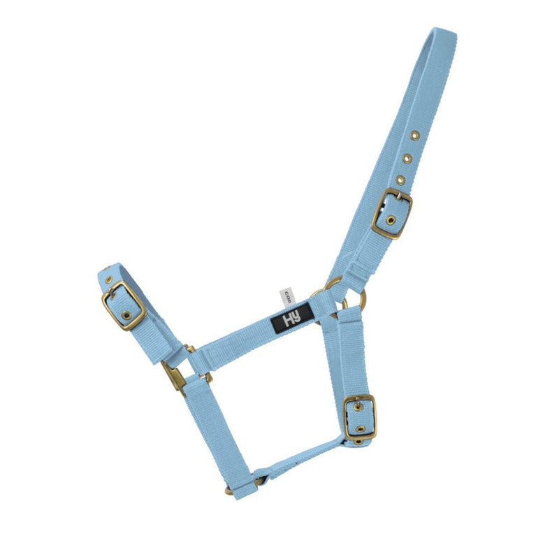 Load image into Gallery viewer, Hy Equestrian Holly Fully Adjustable Headcollar Baby Blue - Ashurst Equestrian &amp; Country

