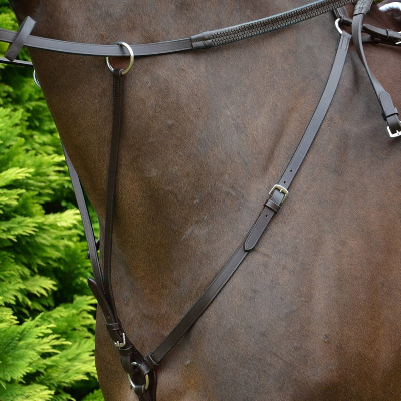 Load image into Gallery viewer, Hy Equestrian Hunting Breastplate Black - Ashurst Equestrian &amp; Country
