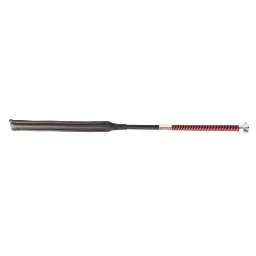 Hy Equestrian Legal Jump Bat With Braid Handle Black/Burg - Ashurst Equestrian & Country