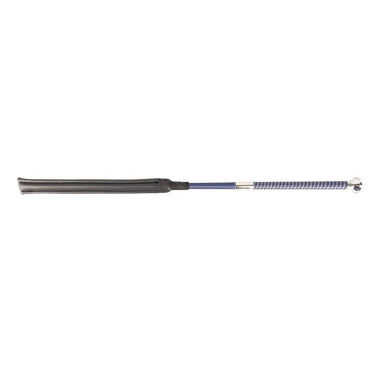 Hy Equestrian Legal Jump Bat With Braid Handle Navy/Grey - Ashurst Equestrian & Country