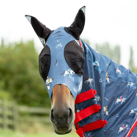 Hy Equestrian Lycra Competition Ready Fly Mask - Ashurst Equestrian & Country