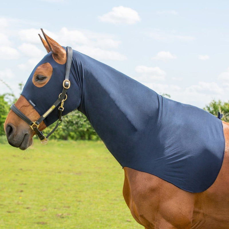 Load image into Gallery viewer, Hy Equestrian Lycra Flex Hood Navy - Ashurst Equestrian &amp; Country
