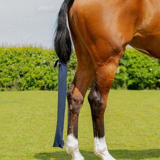 Hy Equestrian Lycra Flex Tail Bag Navy - Ashurst Equestrian & Country