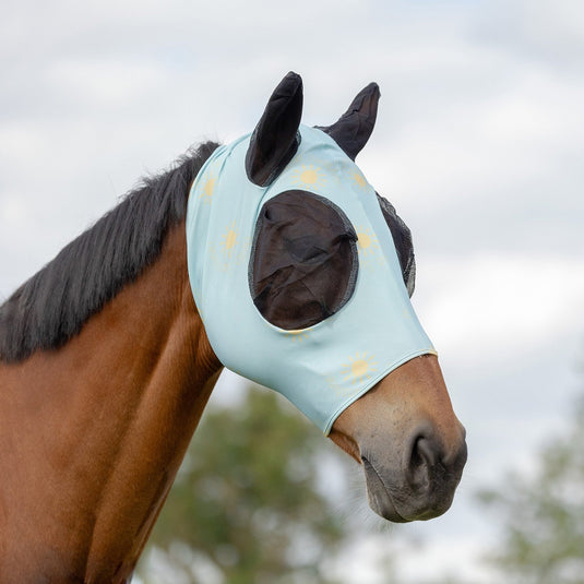 Hy Equestrian Lycra Hello Sunshine Fly Mask - Ashurst Equestrian & Country