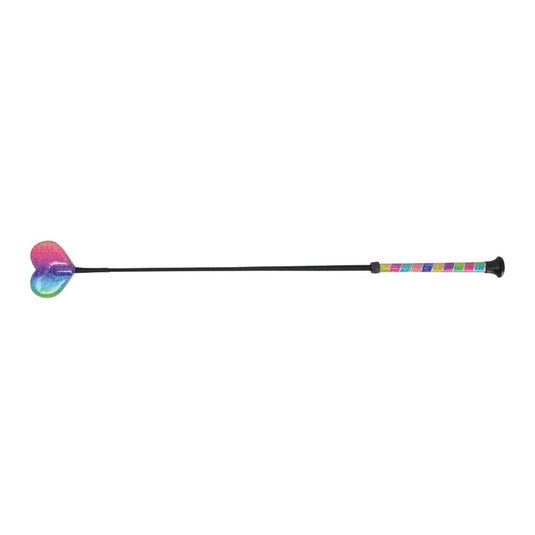 Hy Equestrian Magical Skittle Whip Rainbow Colouts 65 Cm - Ashurst Equestrian & Country