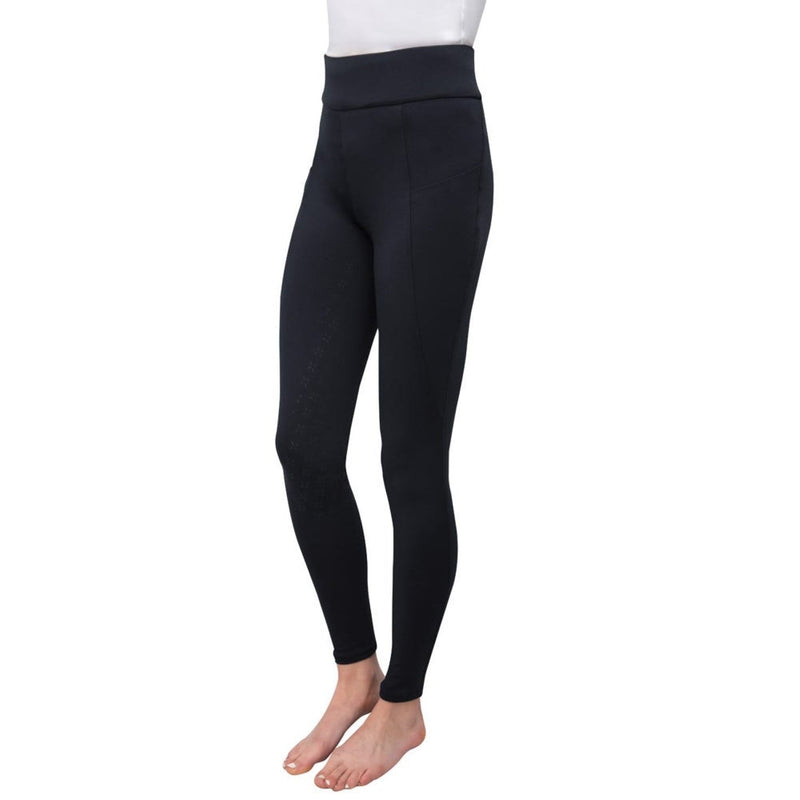 Load image into Gallery viewer, Hy Equestrian Melton Riding Tights Adult Black - Ashurst Equestrian &amp; Country
