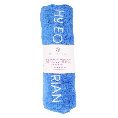 Hy Equestrian Microfibre Towel Blue - Ashurst Equestrian & Country