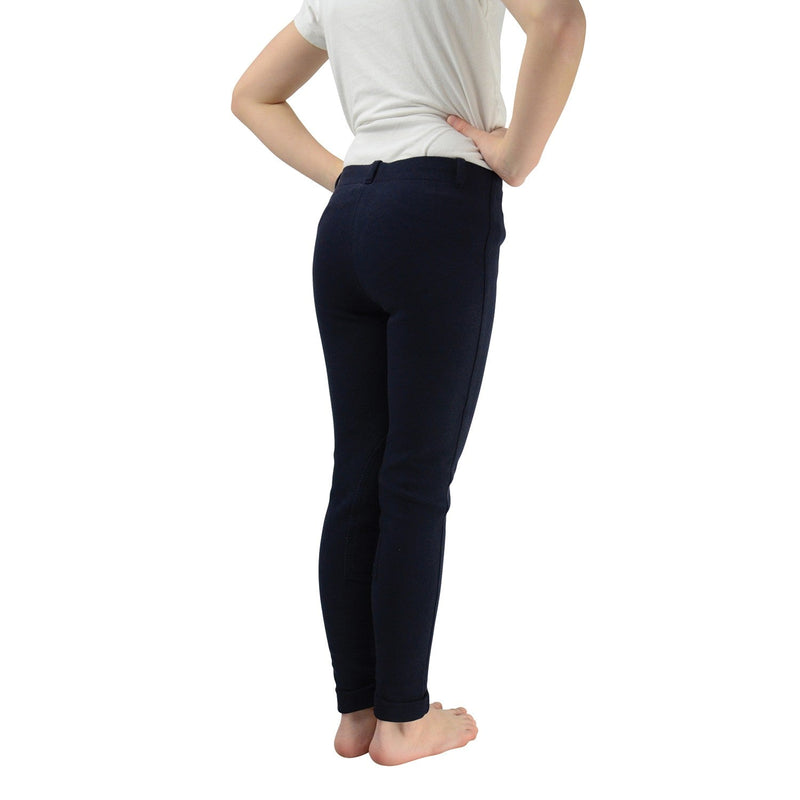 Load image into Gallery viewer, Hy Equestrian Milligan Jodhpurs Child Navy - Ashurst Equestrian &amp; Country
