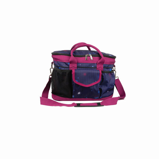 Hy Equestrian Out Of This World Grooming Bag Navy/Magenta - Ashurst Equestrian & Country