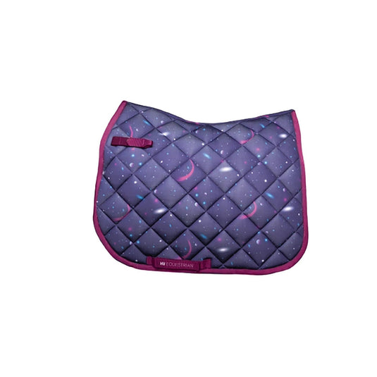 Hy Equestrian Out Of This World Saddle Pad Navy/Magenta - Ashurst Equestrian & Country