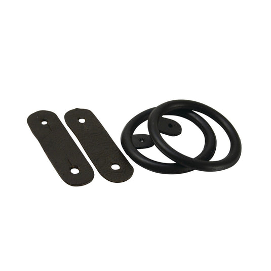 Hy Equestrian Peacock Rings & Ather Straps Dk Brown - Ashurst Equestrian & Country