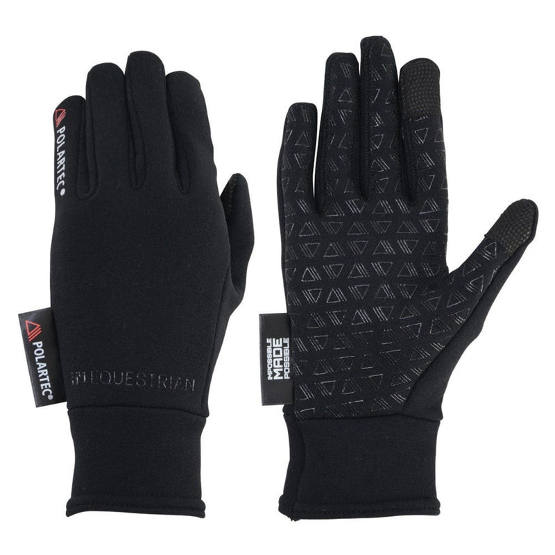 Load image into Gallery viewer, Hy Equestrian Polartec Glacial Riding &amp; General Gloves Black - Ashurst Equestrian &amp; Country
