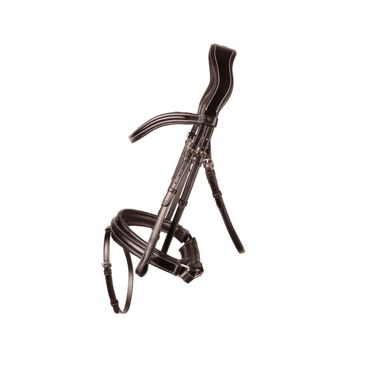 Hy Equestrian Propresicce Pelle Crank Leather Bridle Brn/Brs - Ashurst Equestrian & Country