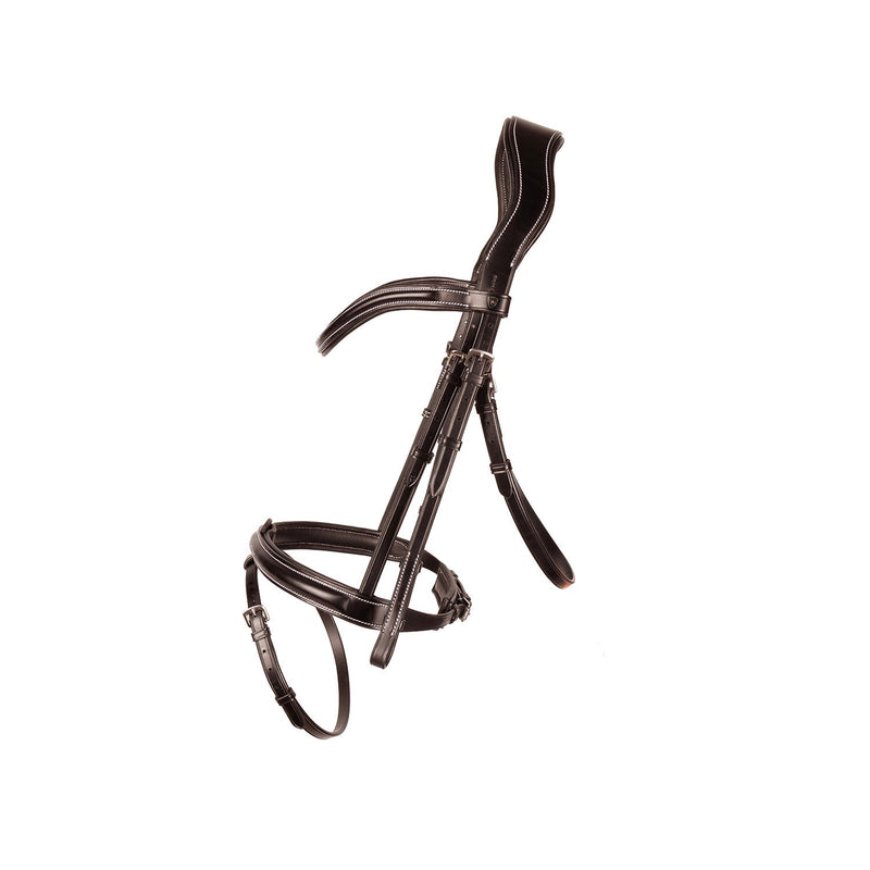 Load image into Gallery viewer, Hy Equestrian Propresicce Pelle Raised Flash Leather Birdle - Ashurst Equestrian &amp; Country
