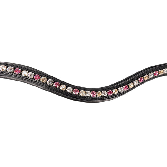 Hy Equestrian Propresicce Signature Browband Pnk/Slv/Tpe - Ashurst Equestrian & Country