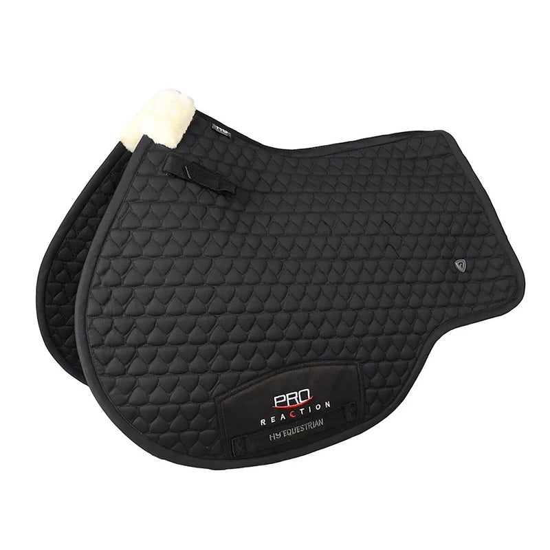 Load image into Gallery viewer, Hy Equestrian Proreaction Shield Close Contact Saddlepad Blk - Ashurst Equestrian &amp; Country
