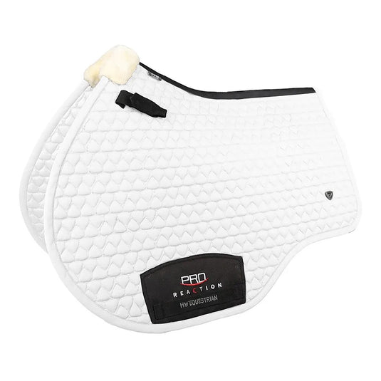 Hy Equestrian Proreaction Shield Close Contact Saddlepad Wht - Ashurst Equestrian & Country