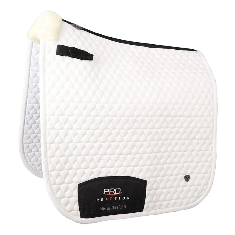 Load image into Gallery viewer, Hy Equestrian Proreaction Shield Dressage Saddlepad White - Ashurst Equestrian &amp; Country
