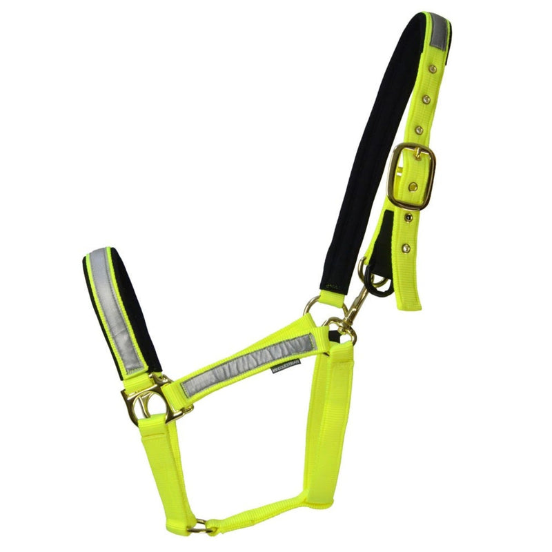 Load image into Gallery viewer, Hy Equestrian Reflective Fieldsafe Headcollar Yellow - Ashurst Equestrian &amp; Country
