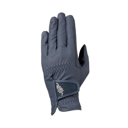 Hy Equestrian Roka Reign Riding Gloves Navy - Ashurst Equestrian & Country