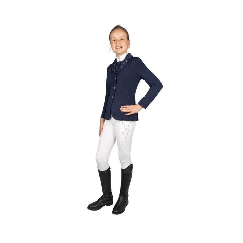 Load image into Gallery viewer, Hy Equestrian Roka Reign Show Jacket Child Navy - Ashurst Equestrian &amp; Country
