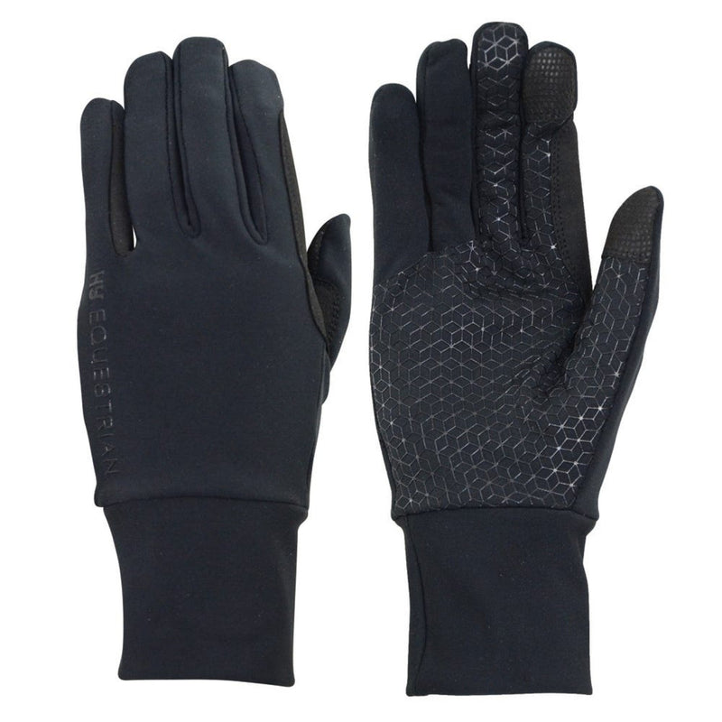 Load image into Gallery viewer, Hy Equestrian Snowstorm Riding &amp; General Gloves Black - Ashurst Equestrian &amp; Country
