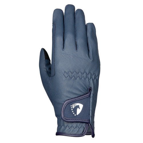 Hy Equestrian Sparkle Touch Riding Gloves Navy - Ashurst Equestrian & Country