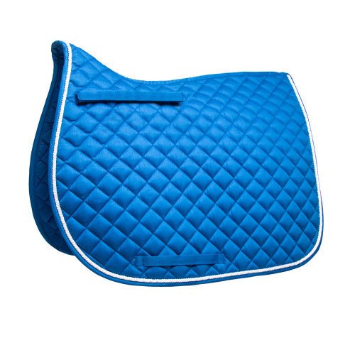Hy Equestrian Splendid Showjump Saddle Pad Blue/White - Ashurst Equestrian & Country