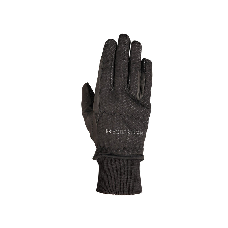 Load image into Gallery viewer, Hy Equestrian Storm Breaker Thermal Gloves Black - Ashurst Equestrian &amp; Country
