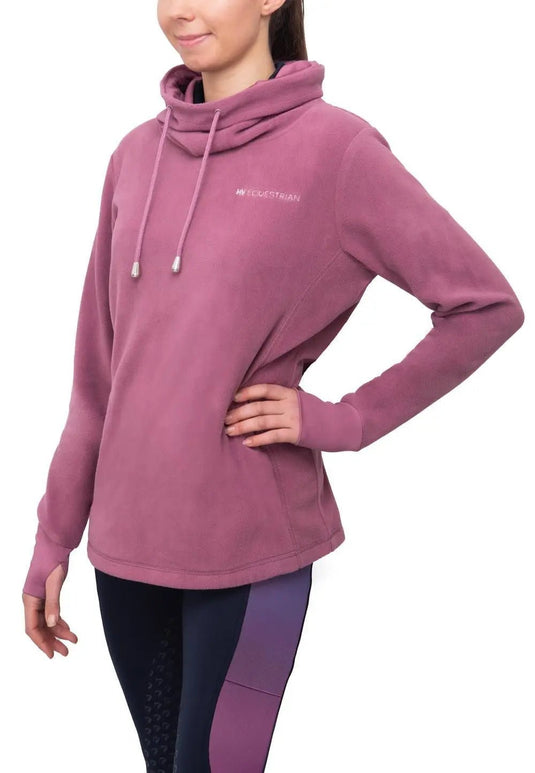 Hy Equestrian Synergy Cowl Neck Top Grape - Ashurst Equestrian & Country