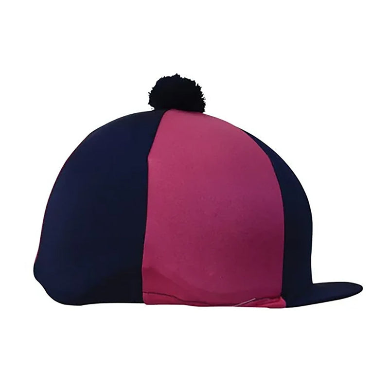 Load image into Gallery viewer, Hy Equestrian Two Tone Lycra Silks With Bobble - Ashurst Equestrian &amp; Country
