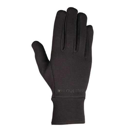 Hy Equestrian Ultra Grip Neoprene Fleece Gloves Black - Ashurst Equestrian & Country