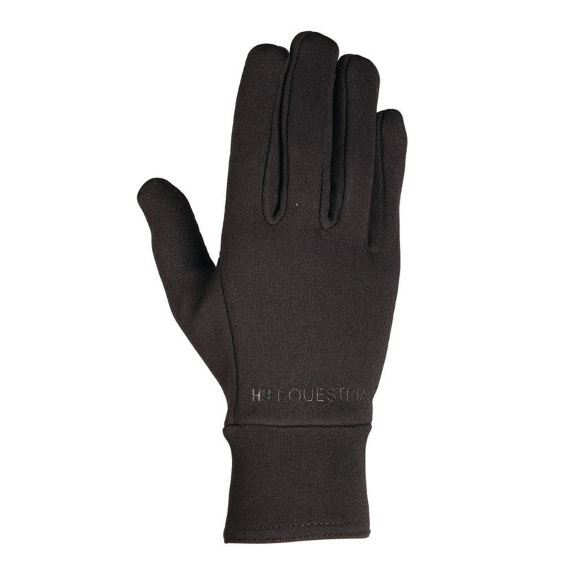 Load image into Gallery viewer, Hy Equestrian Ultra Grip Neoprene Fleece Gloves Black - Ashurst Equestrian &amp; Country
