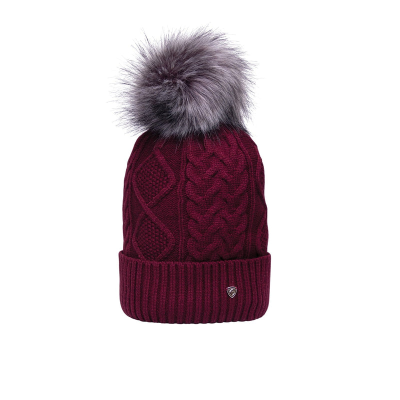 Load image into Gallery viewer, Hy Equestrian Vanoise Knitted Bobble Hat - Ashurst Equestrian &amp; Country
