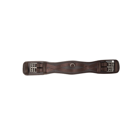 Hy Equestrian Waffle Dressage Girth Double Elasticated Bwn - Ashurst Equestrian & Country
